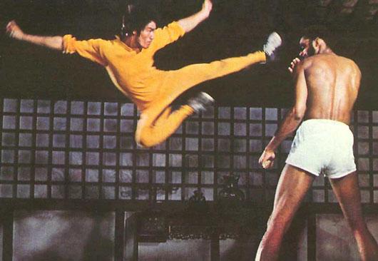 RANDOM FACT: Bruce Lee was so fast that they had to slow down the film in his films so you could see his moves.