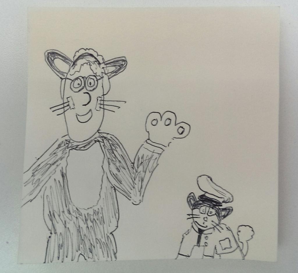 Here's a typical Halloween for Postman Pat and Jess! <a href="/PostTwitNotes/">Post Twit Notes</a> <a href="/PostmanPat/">Postman Pat</a>