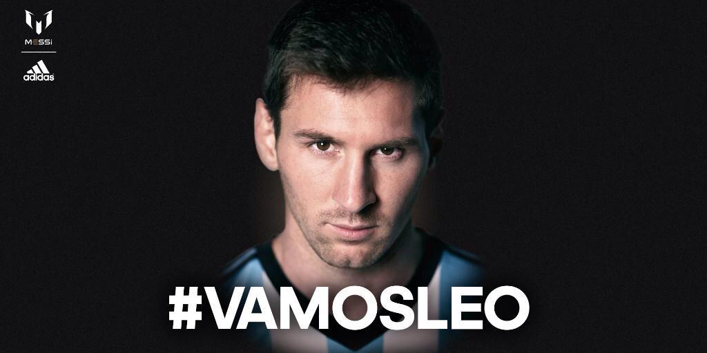 MessiQuote's tweet photo. adidas: “The FIFA Ballon d’Or ceremony takes place this evening and you can support Leo from now on using #VamosLeo.” http://t.co/T2BSaPqb8a