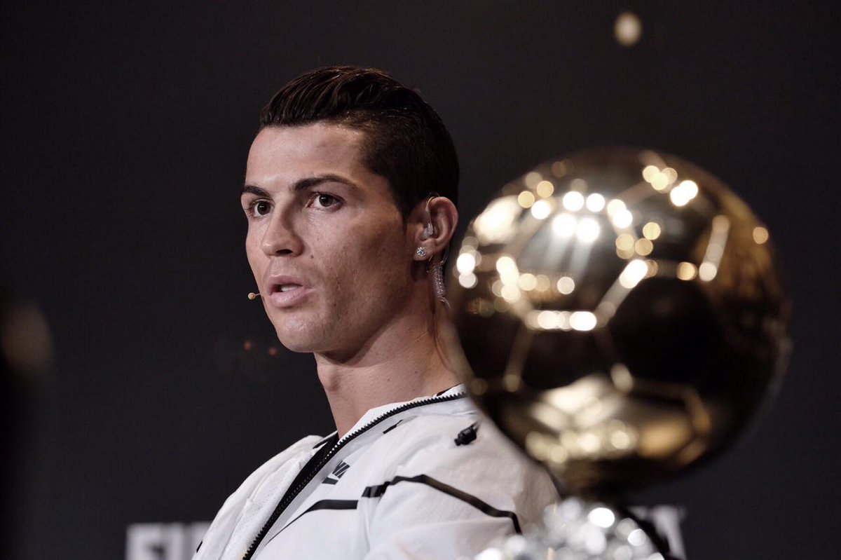 Cristiano's tweet image. Press conference is done. Can’t wait for the ceremony! #ballondor2014