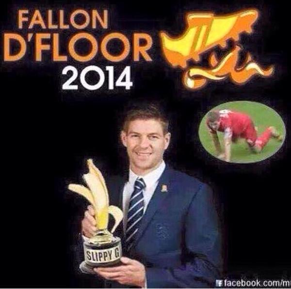 Liverpool fans will say it's photoshopped...