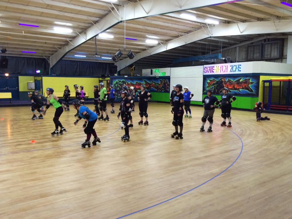 Fantastic first practice this weekend with the <a href="/BeltwayBetties/">Beltway Betties</a>. Turnaround toe stop races! I