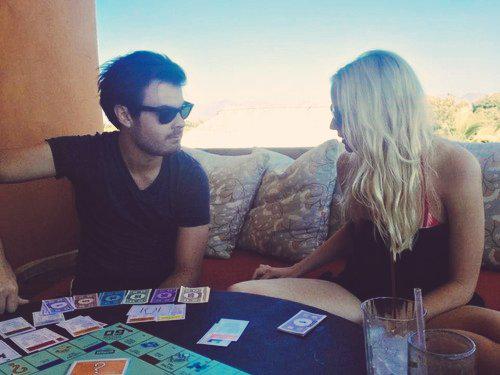 _Spence_Smith's tweet photo. This game of monopoly is getting intense. Stare down time. http://t.co/5ynz9KNKTM