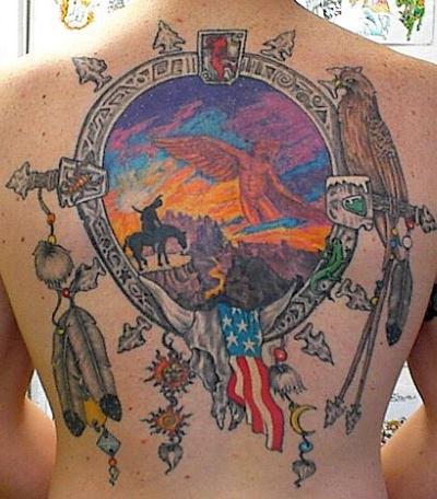 nativepedia's tweet image. #NativeTattoo designs are usually very popular flash choices for people of Native heritage. bit.ly/MnMOzG