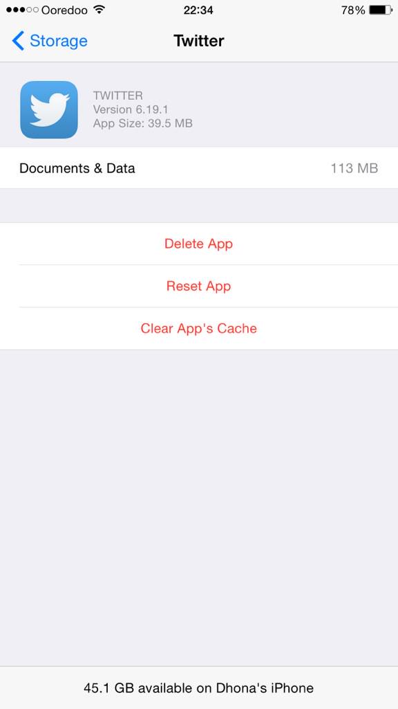 marvfali's tweet image. @rpetrich testing #cachecleaner on iPhone 6+… So far so good. Been waiting for this ever since iOS launched.