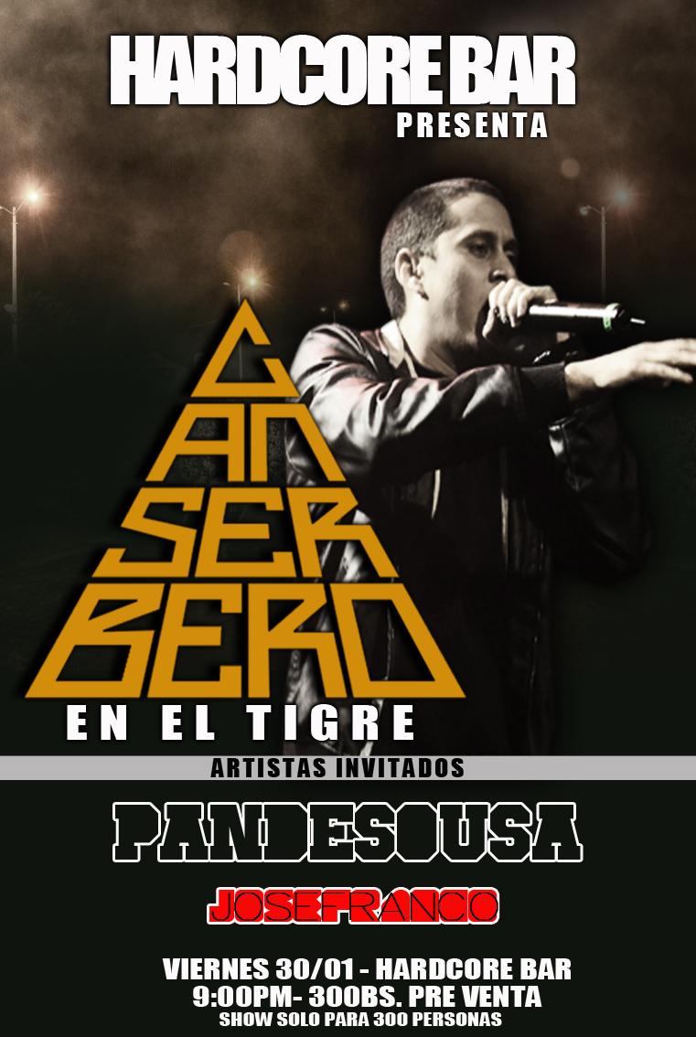 #ELTIGRE
 30 DE ENERO
<a href="/ELCANSERBERO/">Chamo González</a>
 EN VIVO JUNTO A PANDESOUSA!
HARDCORE BAR, 9pm ENTRADA 300 Bs