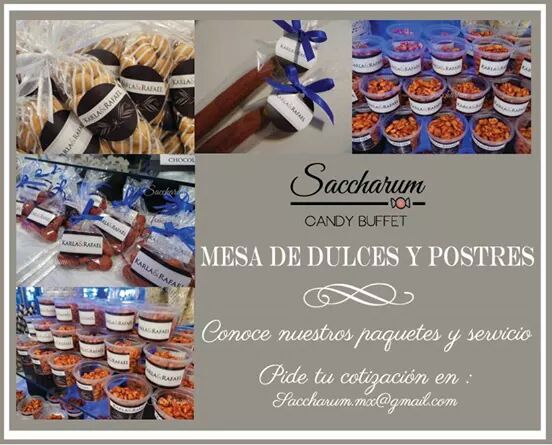 SaccharumMx's tweet photo. @Mi_Boda @bodaclickmex @bodasmx @boda_pinkchicmx @bodascom_mx MESAS DE DULCES Y POSTRES PERSONALIZADAS. http://t.co/Z1CBry6rrx
