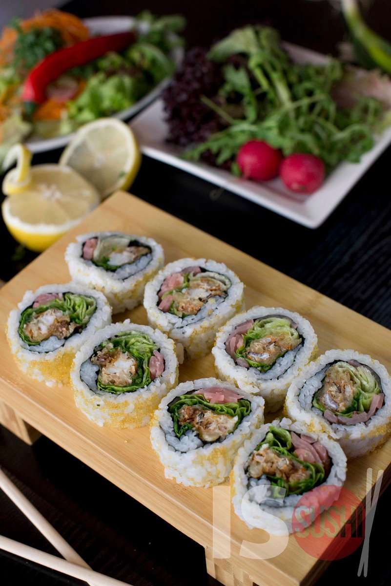 IsoSushi's tweet image. 8 pieces of soft shell crab &amp;amp; yuzu tobiko ISO #Yum #Sushi #Wolves #London #IsoSushi