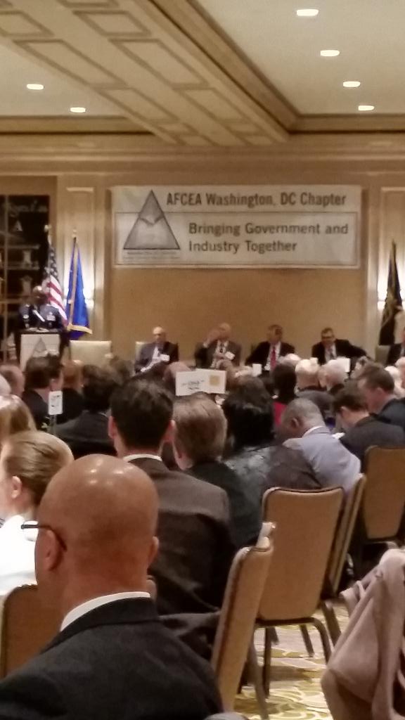 PRTechConsultin's tweet image. Very informative @USDISA panel at @AFCEADC luncheon with latest initiatives in 2015! Great event!