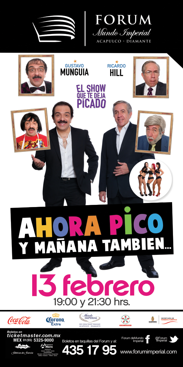 Porque sabemos que te gusta reír traemos para ti al puerto de #Acapulco  "Ahora pico y mañana también"