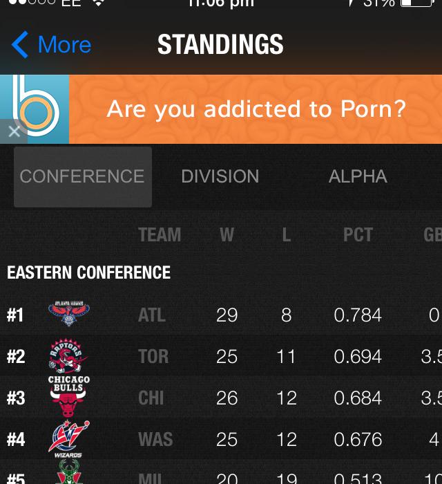 TimothyLewis_'s tweet photo. Checking out the standing on the NBA app and it's giving me all sorts of sass! http://t.co/bNx3UsnOJz