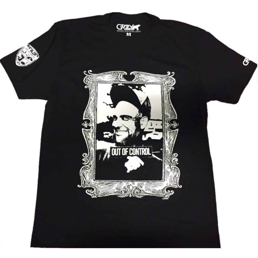 PrintBandit's tweet photo. Nice white on black print for a late local legend. http://t.co/dPMyGRYaTz