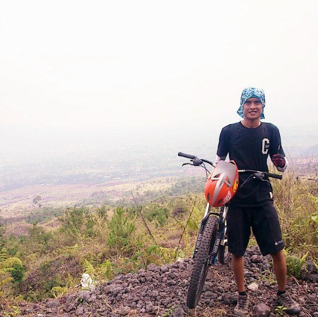 Ready to go down the mountain...