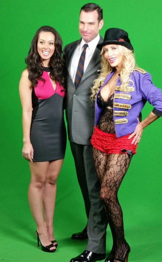 NadelParis's tweet photo. With Dave Wurmlinger Mad Men+Ashley Doris, Play Boy on the set of ohlala Amour! http://t.co/RQBsgEiRIY