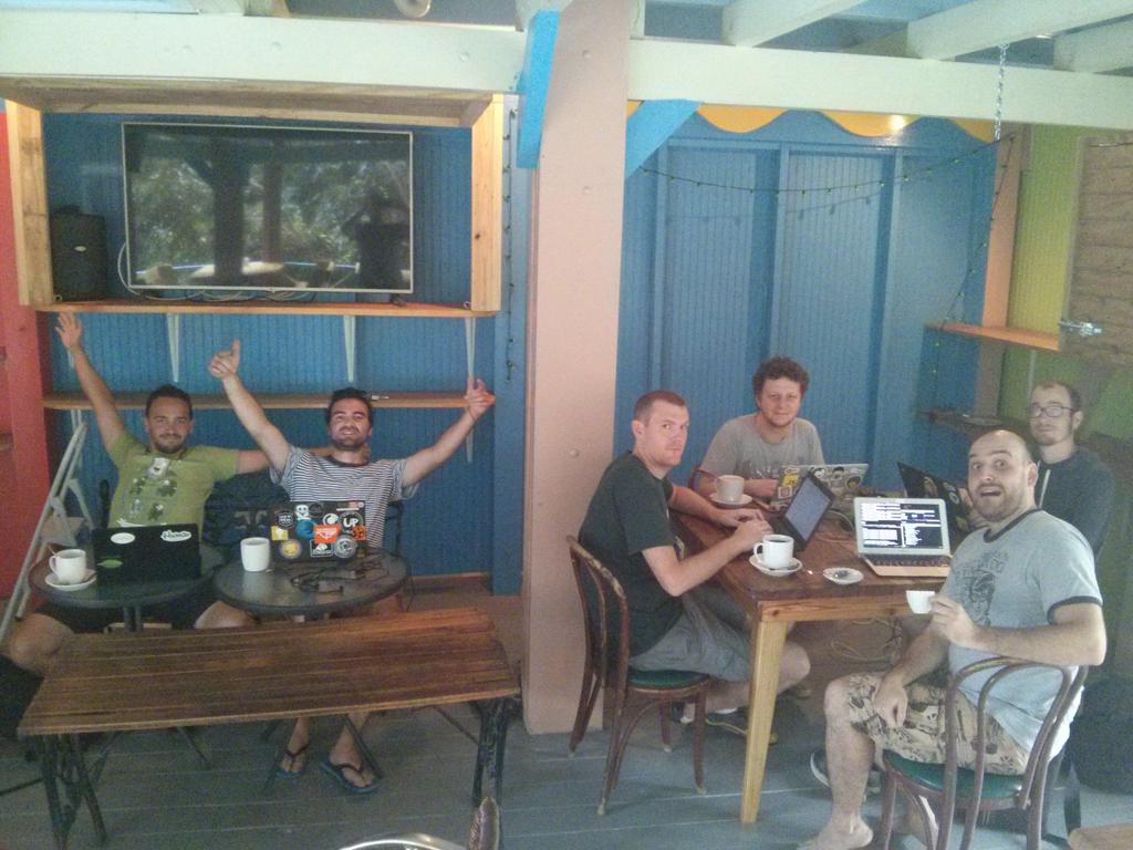 atomrc's tweet image. Thell yeah, this is #hackerbeach bitch !!