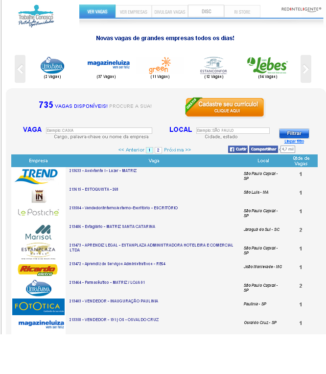 ContrateBem's tweet photo. Acesse o sistema Trabalhe Conosco!
Diversas vagas diariamente: http://t.co/s36HuEKS2F http://t.co/GPX11ncDCF