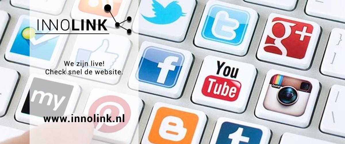 Innolink_nl's tweet image. We zijn live! check snel onze website. innolink.nl #socialmedia #Wordpress #marketing #beheer