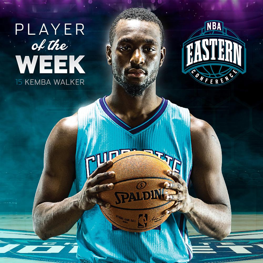 hornets's tweet photo. Congratulations to @KembaWalker for being named @NBA Eastern Conference Player of the Week! http://t.co/74ETynZ7BC