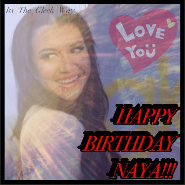 Happy birthday Naya Rivera    