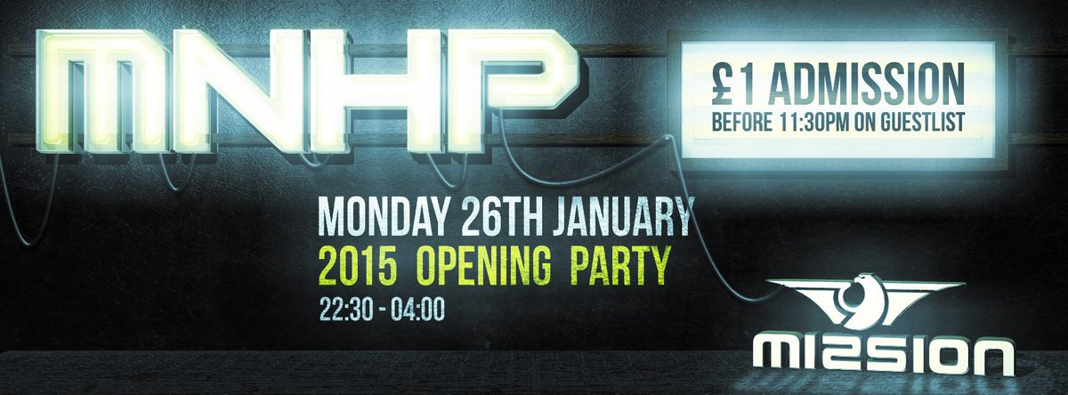 DoubleDutchLDS's tweet image. MNHP IS BACK! Two weeks today we are kicking off Re-Freshers with a bang at Mission for the 2015 MNHP Opening Party!