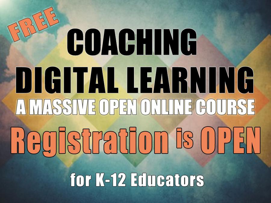 jaclynbstevens's tweet photo. Pls Share FREE MOOC-Ed Coaching Digital Lrning, K-12 http://t.co/4uuGEAazbr Register NOW! #CDL_MOOCEd #fidlc http://t.co/JKFuWuJS9G