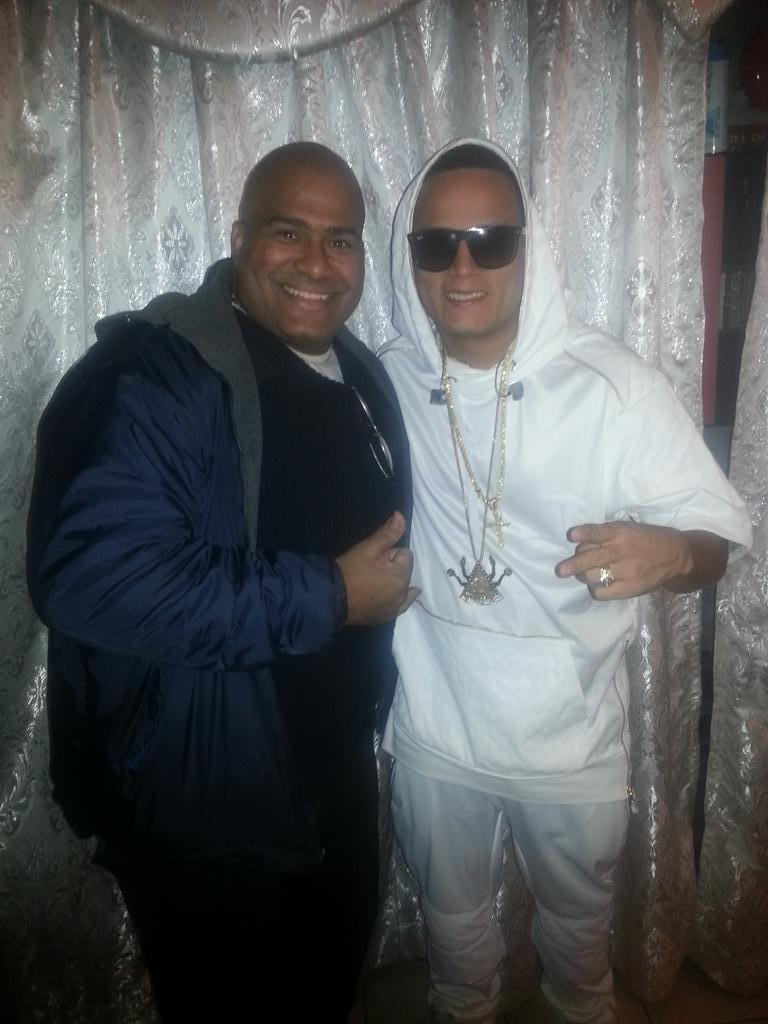 Working security for reggaeton singer
