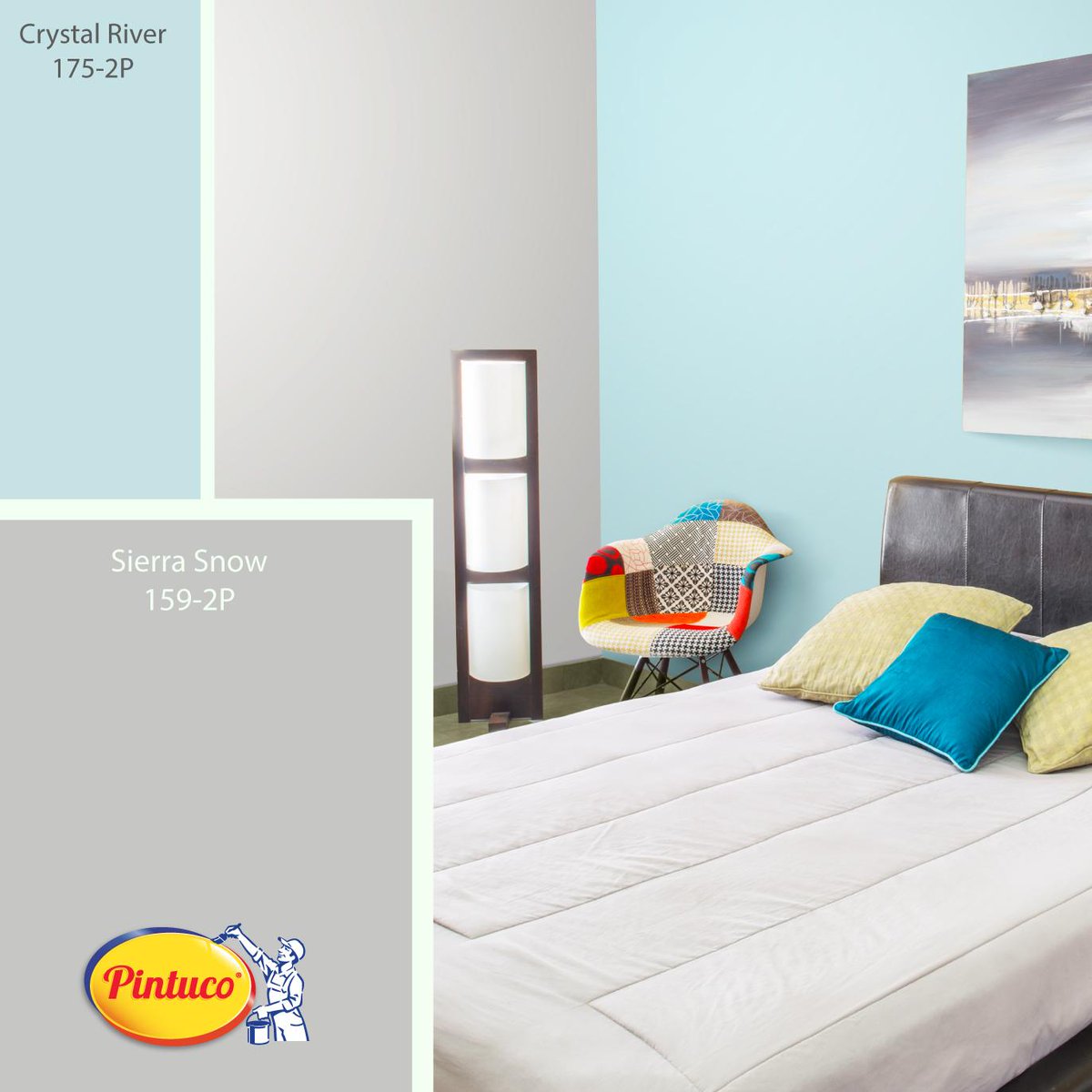 Se pueden crear #habitaciones muy acogedoras y #frescas con una buena #combinación de tonalidades pasteles.