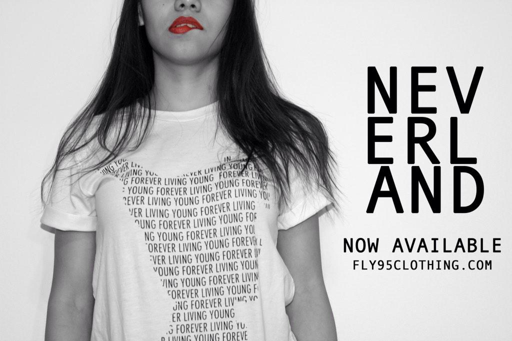 fly95clothing's tweet photo. Neverland Tee now available online! http://t.co/DMJwvYIxf0
