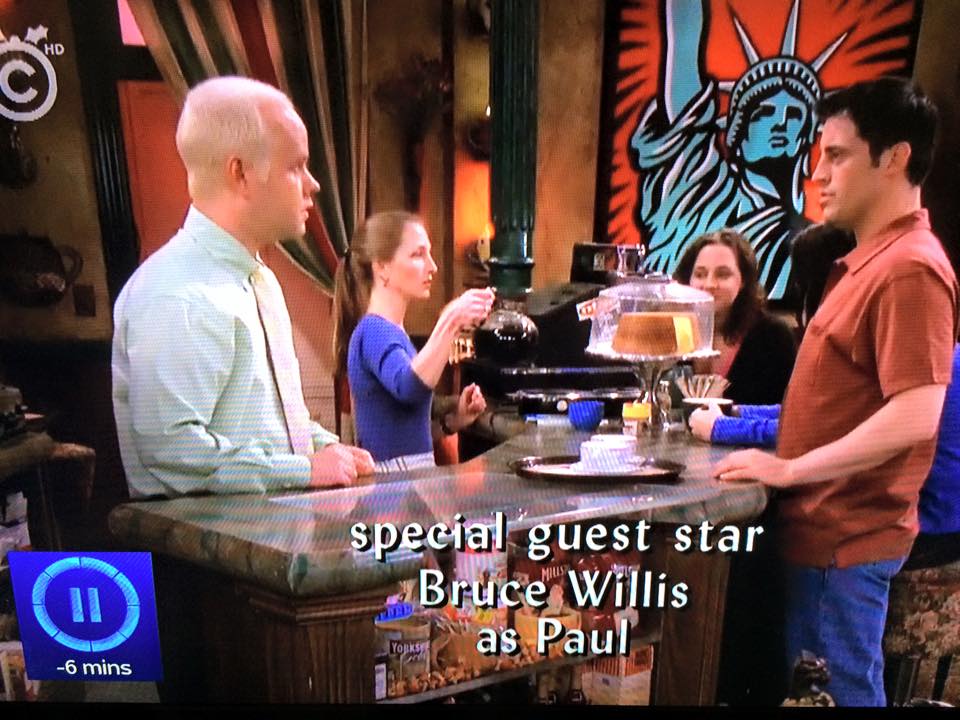 YorkshireTea's tweet photo. Look - Yorkshire Gold in Friends! With Bruce Willis! A brilliant, and very rare, sighting by our friend Darren. http://t.co/LUNCxLIs0f