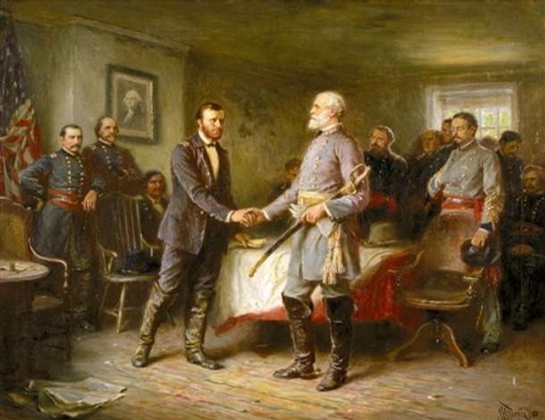 TheSouthsASewer's tweet photo. That's right @kingofspades61 surrender to the Union. #appomattoxcourthouse #ndcivilwar http://t.co/7hpyVbnxfF