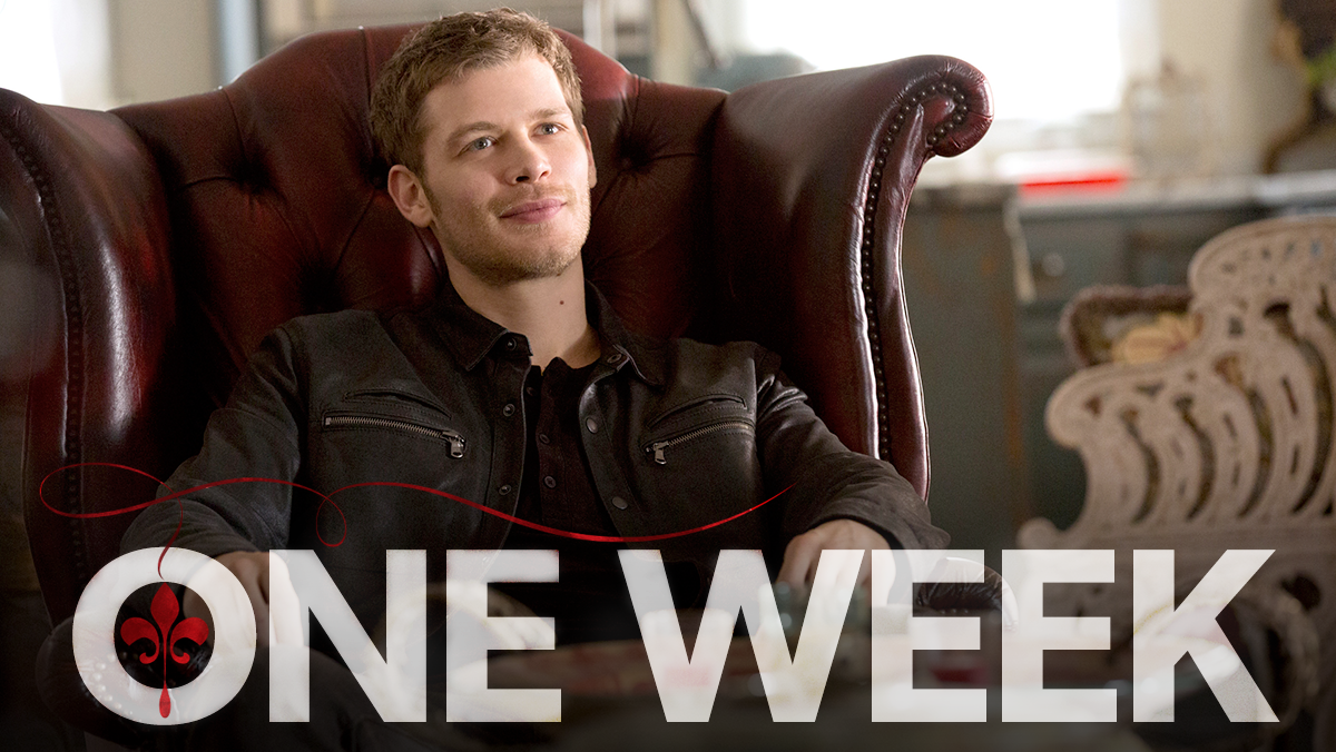 cworiginals's tweet photo. What could put a smile on this face? #TheOriginals returns in ONE WEEK! http://t.co/YKcRLyDmYB