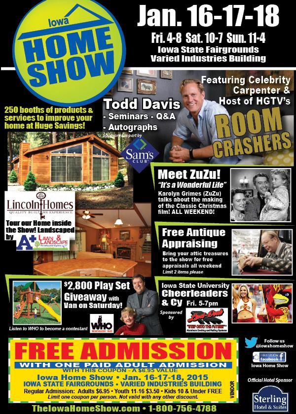 We're proud to be an official sponsor of the <a href="/iowahomeshow/">Iowa Home Show</a> this weekend &amp; look forward to seeing you! #DSM