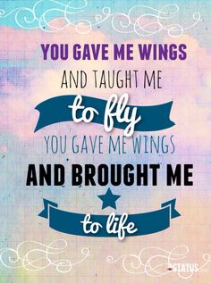 Real_Katy_Mason's tweet photo. Ready for some lyrics? :) #wings http://t.co/WPA1wJxz80