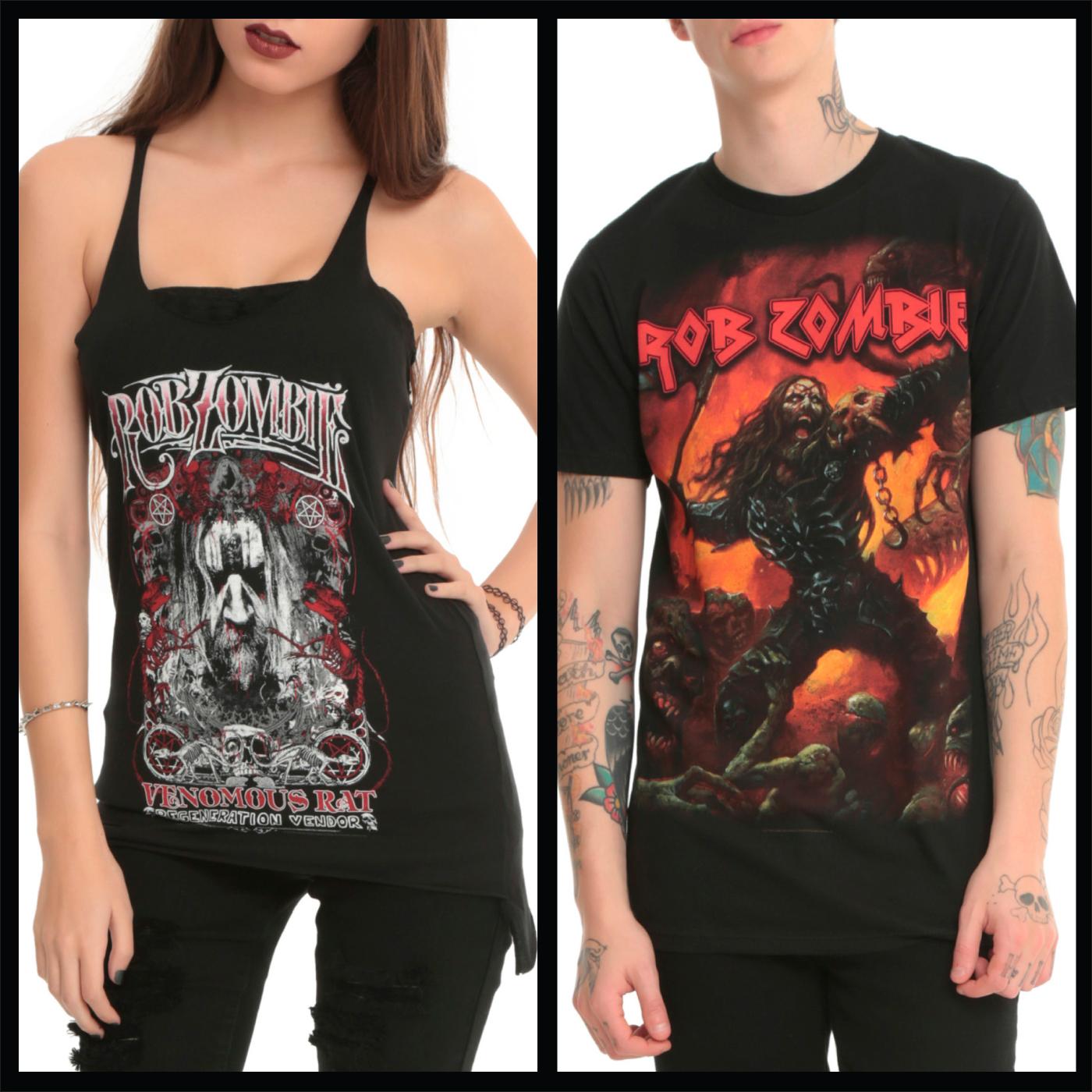 Don\t forget to wish Rob Zombie a happy birthday today! 

Then get a Rob Zombie tee:  