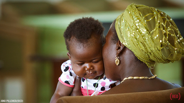 RED's tweet image. #FACT: In the last 10 years, global child infections of HIV have been cut in HALF.