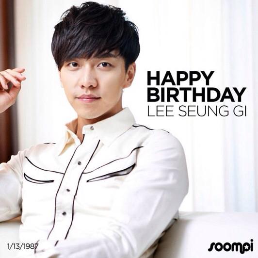 Happy Birthday to lee seung gi wish u have great birthday !!
God blessing u from Miami 