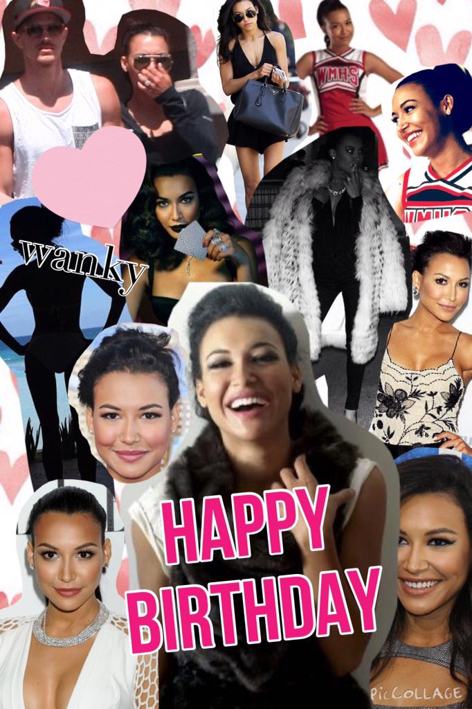    happy birthday to the one and only Naya Rivera   