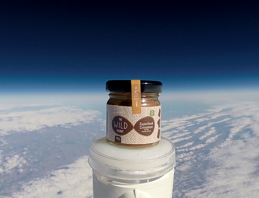 SimplyFMCG's tweet photo. @wild_peanut first peanut butter to make it into space. Now available @HarveyNichols. Out of this world. http://t.co/MQWGMlWUGT