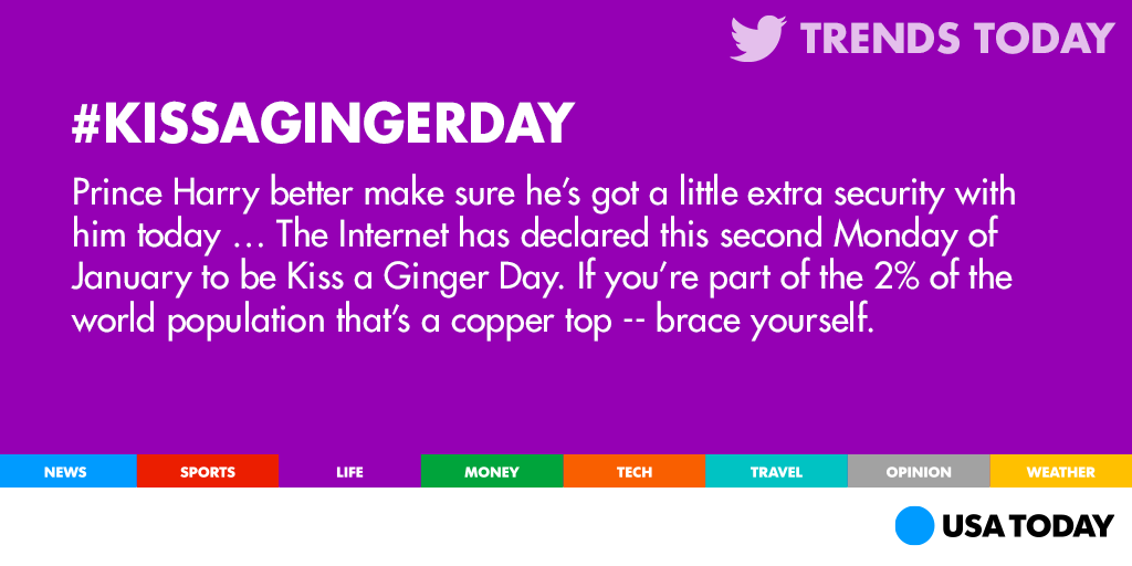 peacs75's tweet image. "@USATODAY: Today is a good (weird?) day to be a redhead: #KissAGingerDay http://t.co/HTgsMdyGfe"