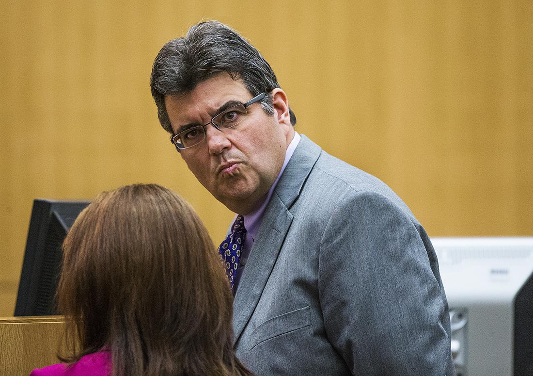 Jodiarias Defense Attorney Kirk Nurmi Looks Stern In Court Mon During