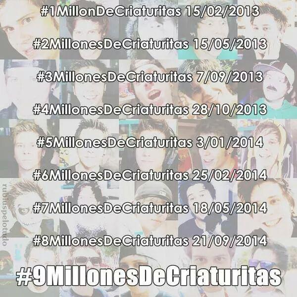 FansDehElRubius's tweet photo. #10millonesdecriaturitas http://t.co/iCgLLo5cMV