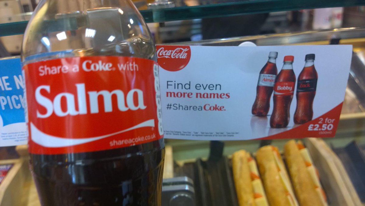 cmwyoung's tweet photo. Don't look now Fox, but it seems like Coke is in on the UK jihad!  They're imposing Sharea Coke! #foxnewsfacts http://t.co/gZID5MumIe