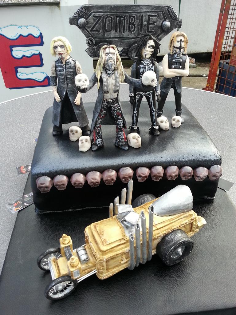 Happy Birthday ROB ZOMBIE!!  Celebrate with some  Rob Zombie Cake by Rock Candy Cakes NY 