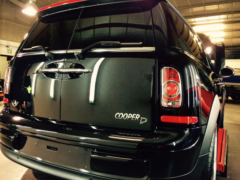 b_thienpont's tweet image. ProTech Monte-Carlo #Paint_protection #mini #black #@proTech-west.be