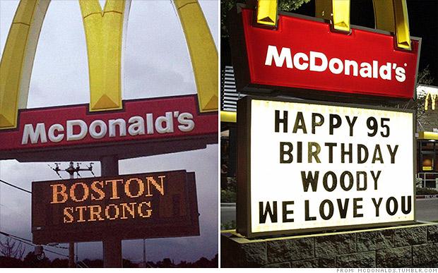 McDonald's new ad referencing 9/11, Boston Marathon bombings: Brilliant or tasteless? cnnmon.ie/1Ca6NbQ