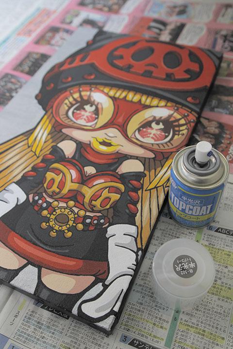 澤田圭 ｷｬﾗｸﾀｰﾃﾞｻﾞｲﾅｰ A Twitter あまりアナログ絵 は描かないけどセラミックスタッコとナチュラルサンドを混ぜた下地にセラムコートで着色 黒はホルベインのランプブラック 仕上げは半光沢クリアスプレーhttp T Co G1mwgy1vxx 愛用の画材応援キャンペーン Http