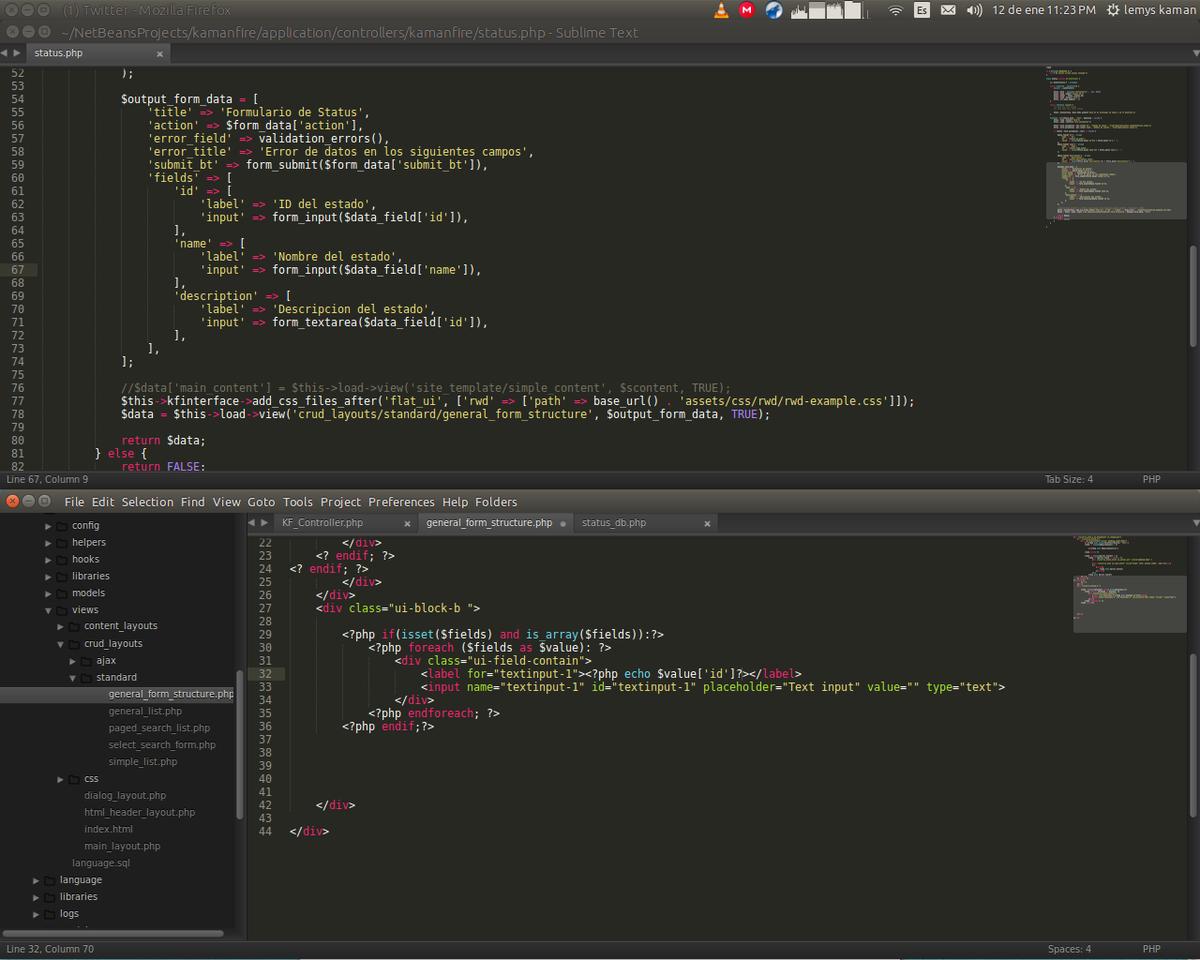 lemyskaman's tweet image. #playhard #workinghard #codinghard #codemaraton #php #codeigniter #jQueryMobile