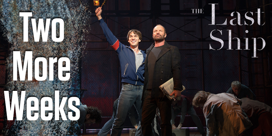 LastShipMusical's tweet image. You still have two weeks to see @LastShipMusical. Click here to book now: bit.ly/1pv1xso