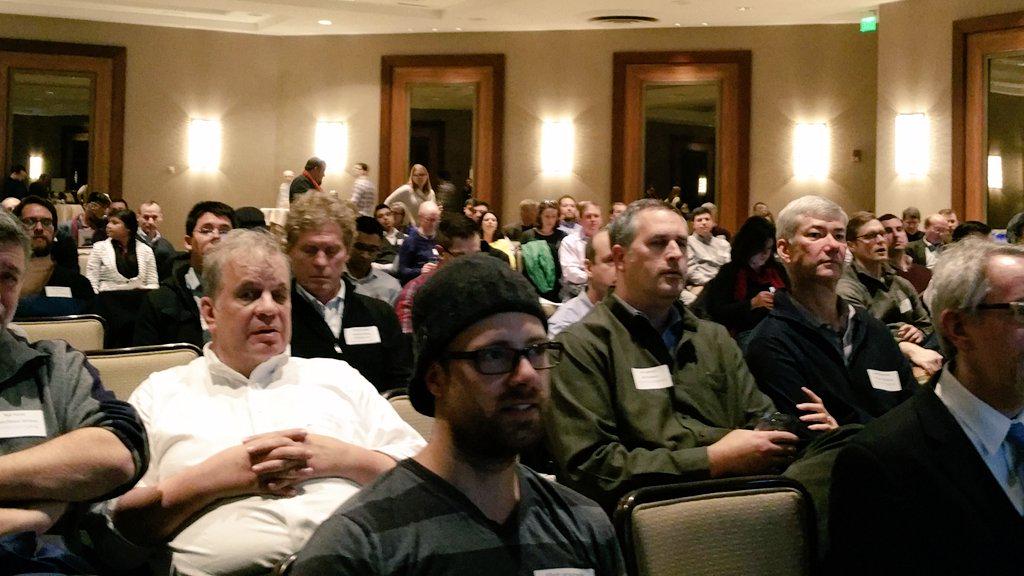 gbanis's tweet image. Very excited for #webinno ! The crowd is ready for the presentations.