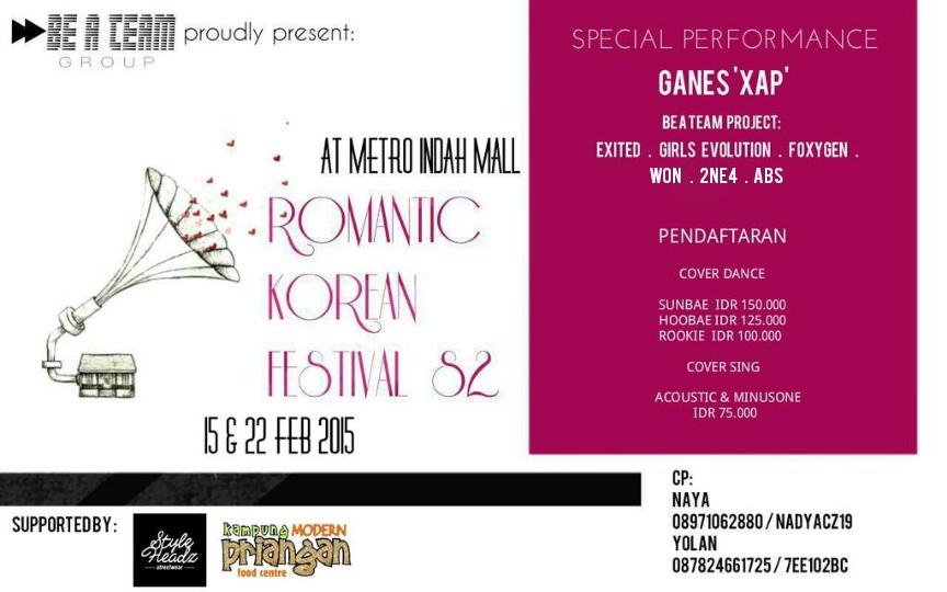 WON bakalan kambek lagi dibulan februari di event entertainment tercintah